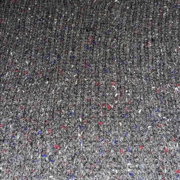 Together 90sGray Knit Sweater with Colorful Accents size large - Picture 2 of 7